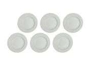 Jogo de pratos fundos porcelana branca c/6 Jogo de pratos fundos porcelana branca c/6