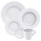 Jogo de Pratos Porcelana Decorada Ingrid 20 peças 96011/887 - Tramontina