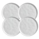 Jogo De Pratos Raso Jantar Refeição 29cm Kit 4 Peças Bio New White Branco Cerâmica Porto Brasil