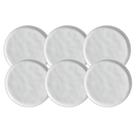 Jogo De Pratos Raso Jantar Refeição 29cm Kit 6 Peças Bio New White Branco Cerâmica Porto Brasil