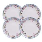 Jogo De Pratos Raso Refeição Kit 4 Peças Porcelana 25cm Aura Tramontina Jantar