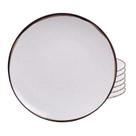 Jogo De Pratos Raso Refeição Kit 6 Peças Porcelana 25cm Canyon Tramontina Jantar