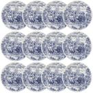 Jogo de Pratos Rasos 12 Peças Cena Inglesa 26cm Biona Oxford