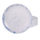 Jogo De Pratos Rasos 28cm Kit 6 Peças Maragogi Porcelana Decorada Tramontina