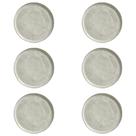 Jogo de Pratos Rasos Porto Brasil Bio Stoneware 6 Unidades