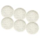 Jogo De Pratos Sobremesa 20cm Kit 6 Peças Flat Chuvisco Cerâmica