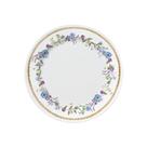 Jogo De Pratos Sobremesa Em Porcelana Floral Chic Com 6 Peças 20cm Germer