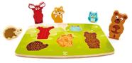 Jogo de Puzzle Hape Forest Animal - Multicolorido e Tátil