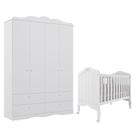 Jogo de Quarto Infantil Guarda Roupa Encanto e Berço Harmonia - Permóbili Baby Jogo de Quarto Infantil Guarda Roupa Encanto e Berço Harmonia - Permóbili Baby