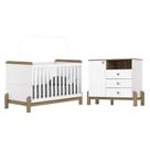Jogo de Quarto Infantil Ternura com Cômoda e Berço - Móveis Henn