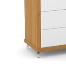Jogo de Quarto Infantil Tutto New com Berço e Cômoda 4 Gavetas Branco Soft/Freijó - Matic Móveis Jogo de Quarto Infantil Tutto New com Berço e Cômoda 4 Gavetas Branco Soft/Freijó - Matic Móveis