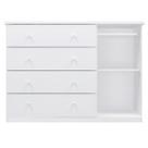 Jogo de Quarto Modulado Infantil Eloísa Branco - Phoenix Baby