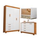 Jogo de Quarto para Bebe Zaki e Katatau Branco com Savana - MoveisAqui Jogo de Quarto para Bebe Zaki e Katatau Branco com Savana - MoveisAqui