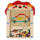 Jogo de quebra-cabeça com caneta magnética Early Learning for Kids Lion Design