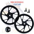 Jogo De Roda Pé De Galinha Honda Cg 150/160 Titan Fan