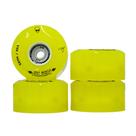 Jogo de Rodas Traxart LED Alien Amarelo 58mm x 32mm/85A
