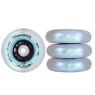 Jogo de Rodas Traxart LED Special Glitter Azul Holográfica 80mm/85A