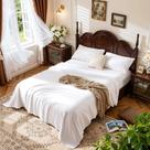 Jogo de Roupa de Cama LBRO2M King 100% Algodão 1000 Fios Branco Jogo de Roupa de Cama LBRO2M King 100% Algodão 1000 Fios Branco