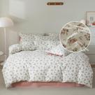 Jogo de Roupa de Cama LifeTB Casal 100% Algodão Floral Rosa 203x229cm