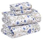 Jogo de Roupa de Cama RUVANTI Percal 100% Algodão Sweet Pea