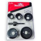 Jogo De Serra Copo 6 Peças para madeira/PVC Makita D-70203