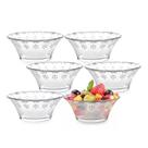Jogo de Sobremesa 6 Taças Mini Bowl Vidro Transparente Cotton 100ml Em Casa Tem Jogo de Sobremesa 6 Taças Mini Bowl Vidro Transparente Cotton 100ml Em Casa Tem