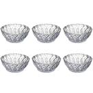 Jogo de Sobremesa Bowl 6 Pecas GRANDE de 350ml Malaga Tigela de Vidro PANAMI