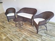 Jogo de Sofá e Poltronas Área Externa Jardim