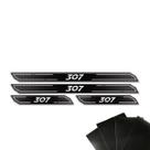 Jogo De Soleira Diamante Peugeot 307 Com Protetor De Porta