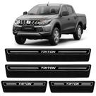 Jogo de Soleira Premium L200 Triton 2008 a 2018 Elegance 4 Portas Jogo de Soleira Premium L200 Triton 2008 a 2018 Elegance 4 Portas