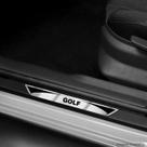 Jogo De Soleira Resinada Vw Golf 1997 A 2018 Prata Escovado