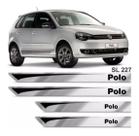 Jogo De Soleira Resinada Vw Polo 2002 A 2019 Escovado