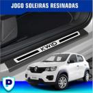 Jogo de Soleiras Resinadas Renault Kwid Kit Jogo de Soleiras Resinadas Renault Kwid Kit