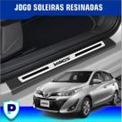 Jogo de Soleiras Resinadas Toyota Yaris Kit Jogo de Soleiras Resinadas Toyota Yaris Kit