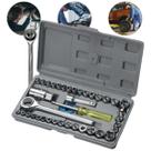 Jogo de Soquete 40 Peças Ideal para Mecânicos Entrega Rápida
