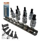 Jogo De Soquete Bits 1/2 Torx T20 A T55 C/7 Pçs - Waft 6345