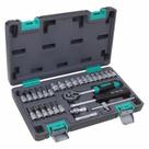 Jogo de Soquete e Catraca 1/4 POL de 4 à 13 MM Aço CR-V com 29 Peças STELS Jogo de Soquete e Catraca 1/4 POL de 4 à 13 MM Aço CR-V com 29 Peças STELS