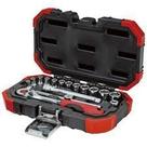 JOGO DE SOQUETE GEDORE SEXTAVADO 1/4POL 4-13mm C/16PCS R49003016