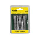 Jogo de soquete magnetico 5/16" x 65mm com 5pcs tafort.