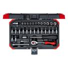Jogo De Soquete Sextavado 1/4" - 4 a 13mm Gedore Red 33 Peças R49003033
