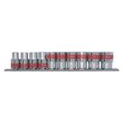 Jogo de soquete spline encaixe 1/2'' 135979 MTX