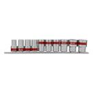 Jogo de soquete spline encaixe 1/2pol. crv 10-22mm 10pcs mtx