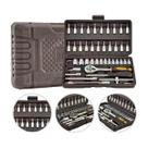 Jogo de Soquetes 1/4" 46 Peças Titanium Platina