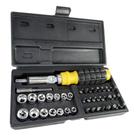 Jogo De Soquetes 1-4"" Com 41 Peças - 5520 - Titanium Jogo De Soquetes 1-4" Com 41 Peças - 5520 - Titanium