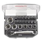 Jogo de Soquetes 1/4" Sextavados de 6 à 13mm com 23 Peças - Gedore Red 3300026