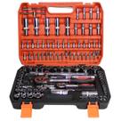 Jogo de Soquetes 108 Peças em Aço Cromo Vanádio com Maleta Kit Completo Profissional