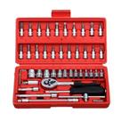 Jogo De Soquetes Chave Catraca Allen Torx Ferramentas Sextavado 46 Peças Com Estojo - Epm Tools Jogo De Soquetes Chave Catraca Allen Torx Ferramentas Sextavado 46 Peças Com Estojo - Epm Tools