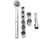Jogo De Soquetes Com Catraca 3/8 10 Peças Jogo De Soquetes Com Catraca 3/8 10 Peças