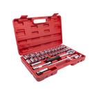 Jogo de Soquetes com Catraca Reversível Chave Vela 1/2'' 32 Peças Western Jogo de Soquetes com Catraca Reversível Chave Vela 1/2'' 32 Peças Western