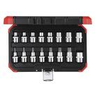 Jogo De Soquetes E Chaves Gedore R68003016 Hexalobular 16Pçs 1/2Pol - Gedore Red